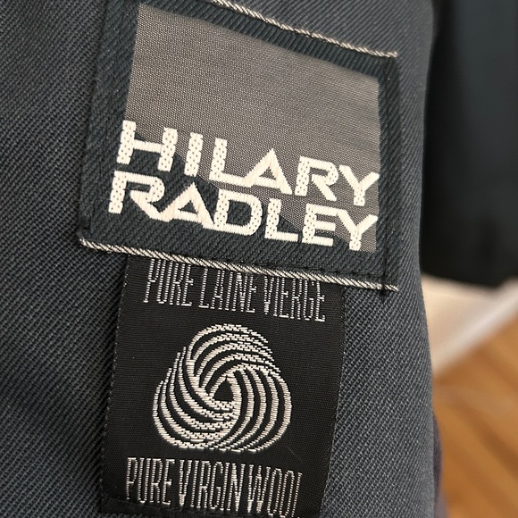 VINTAGE HILARY RADLEY FULL LENGTH WOOL COAT - Picture 5 of 6